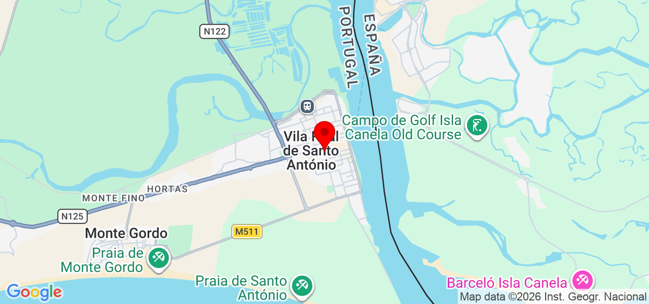 Tatinha&Brilho - Faro - Vila Real de Santo António - Mapa