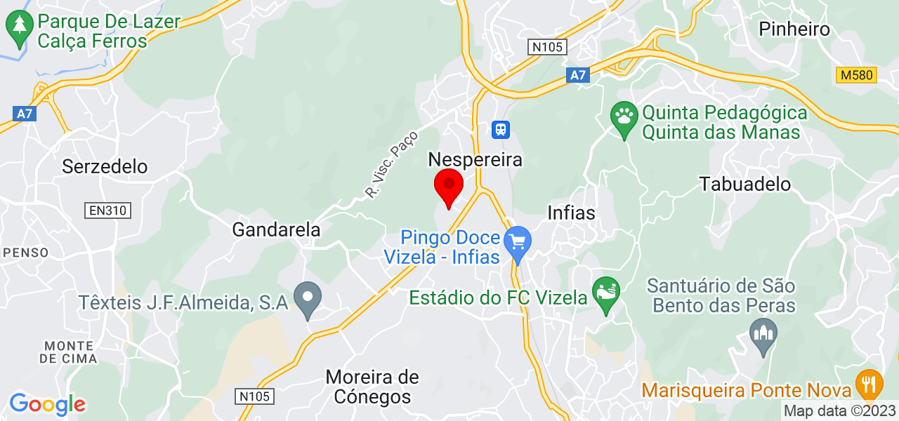 Eulalia - Braga - Guimarães - Mapa