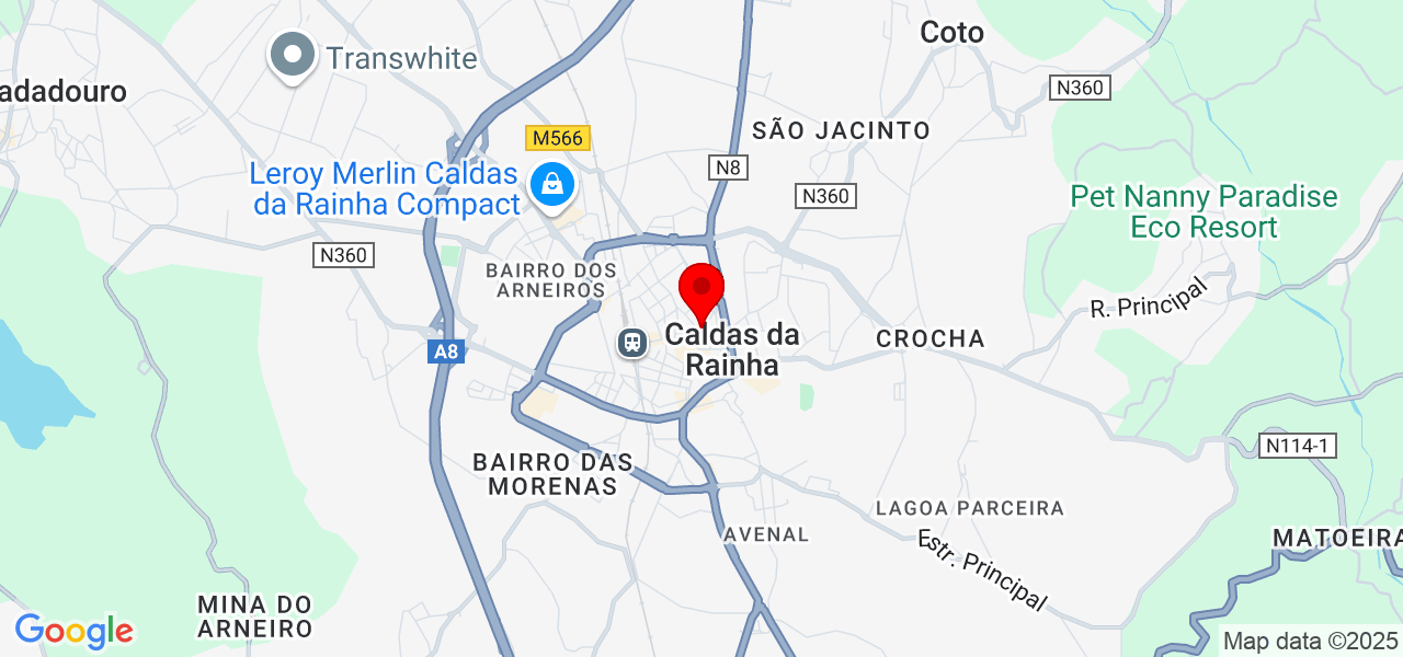Iara Oliveira - Leiria - Caldas da Rainha - Mapa