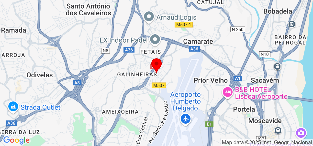 AF limpezas de condomínios escritórios fins de obra - Lisboa - Loures - Karte