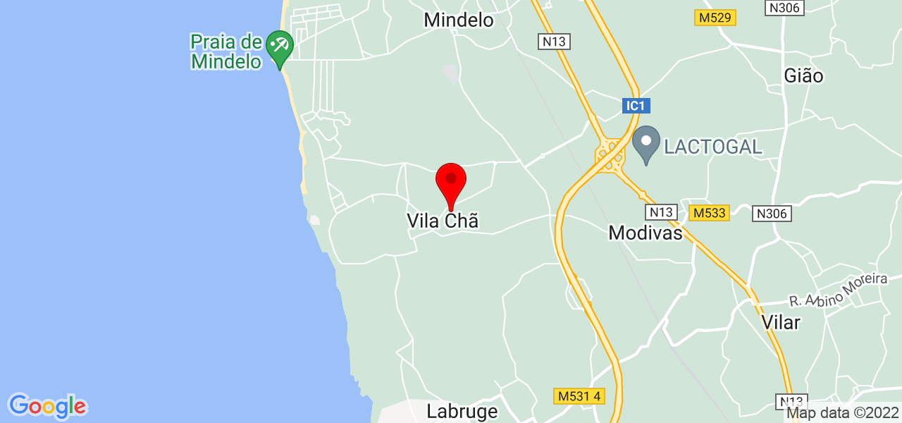 L&iacute;gia Silva - Porto - Vila do Conde - Mapa