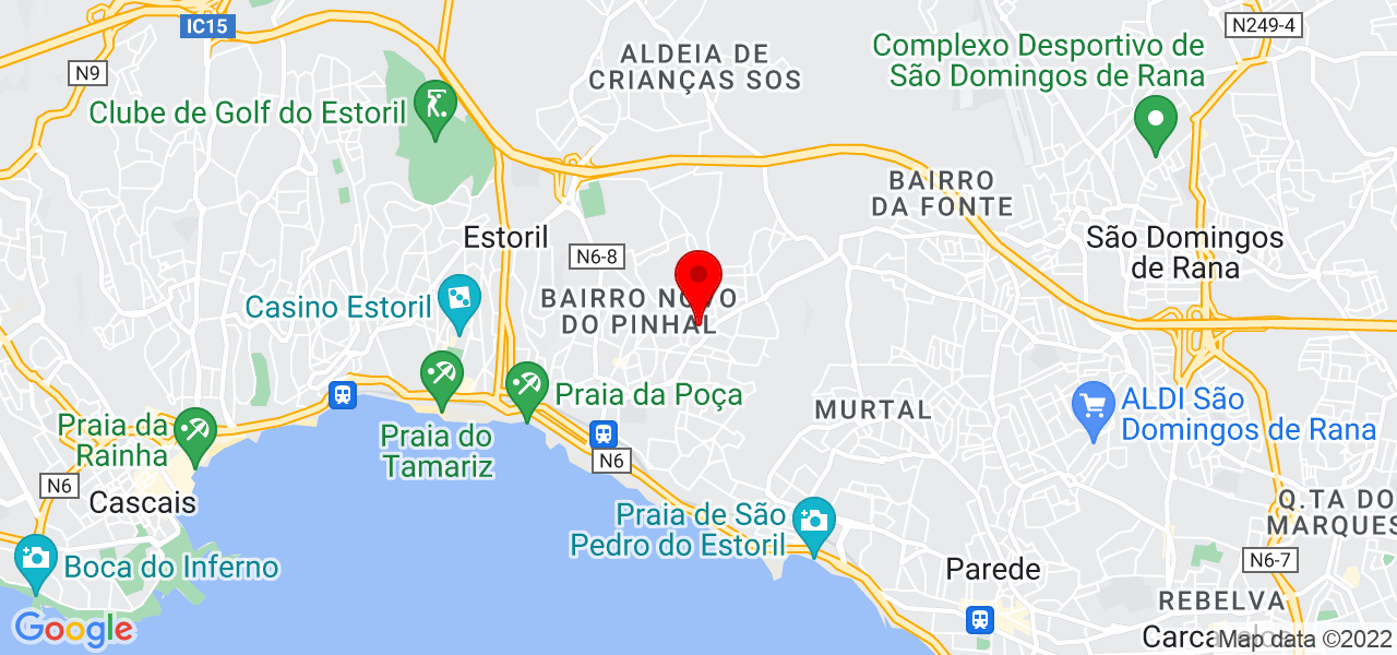 Manuel Barros - Lisboa - Cascais - Mapa