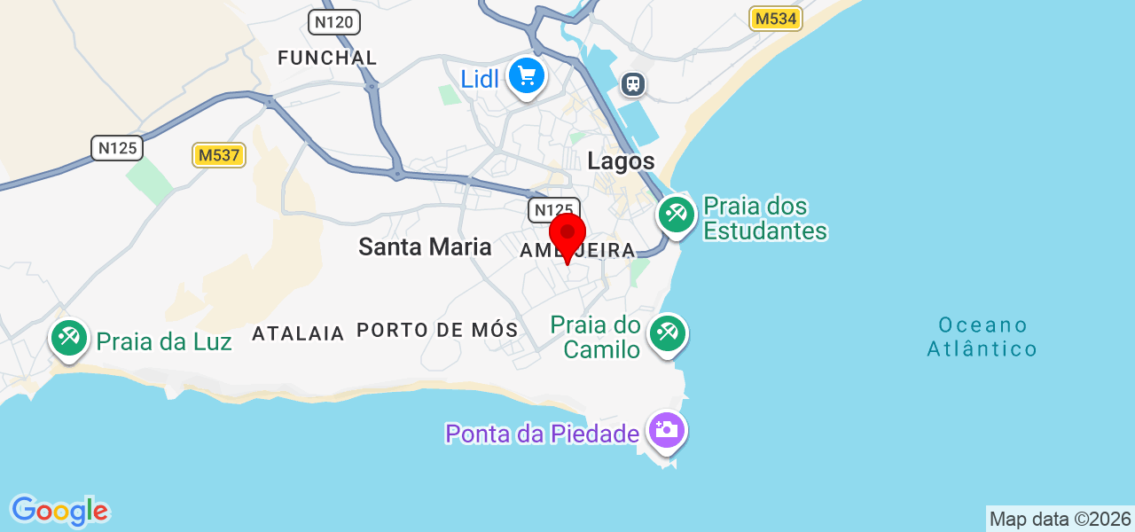 Raovm - Faro - Lagos - Carte