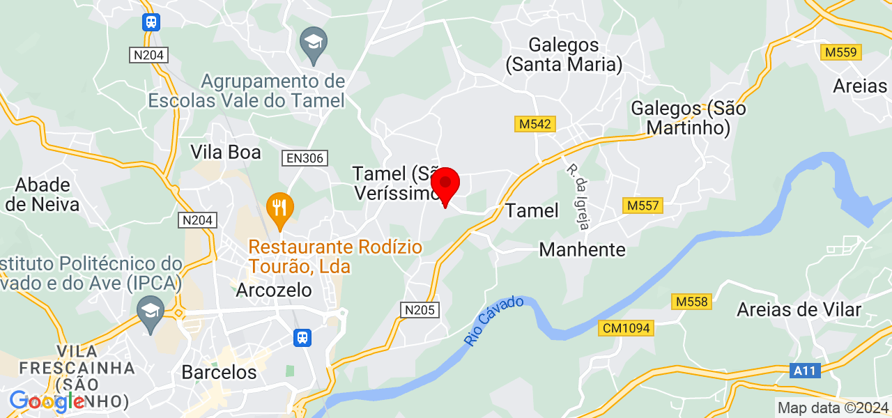 Jos&eacute; Monteiro - Braga - Barcelos - Mapa