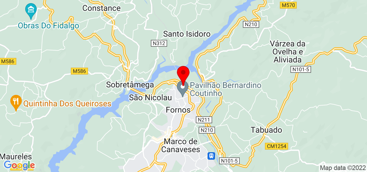 Concei&ccedil;&atilde;o Moreira - Porto - Marco de Canaveses - Mapa