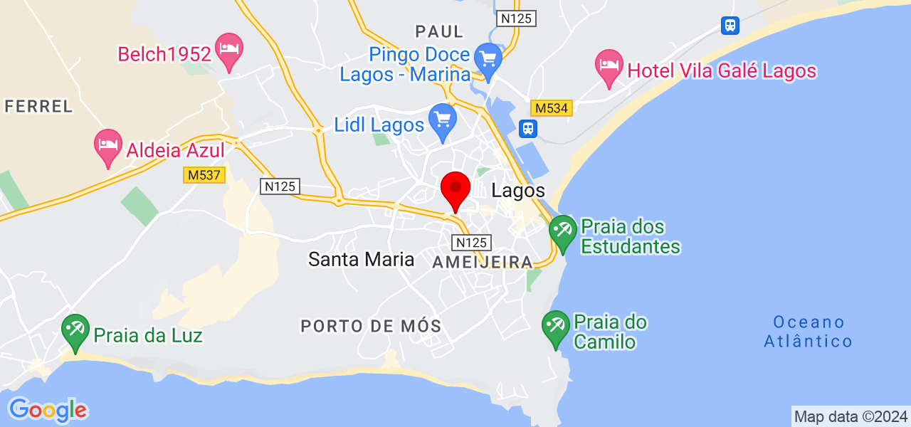 Daniel&amp;Dias - Faro - Lagos - Mapa