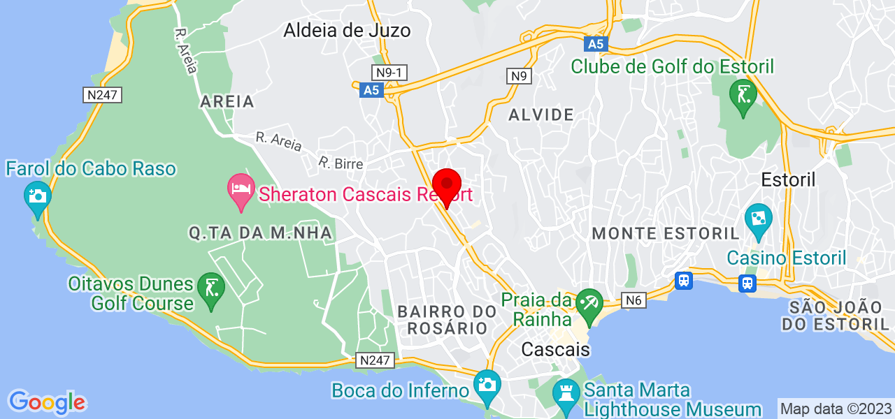 Margarida Pina - Lisboa - Cascais - Mapa