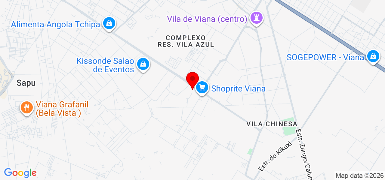 Osvaldo Laurindo - Luanda - Viana - Mapa