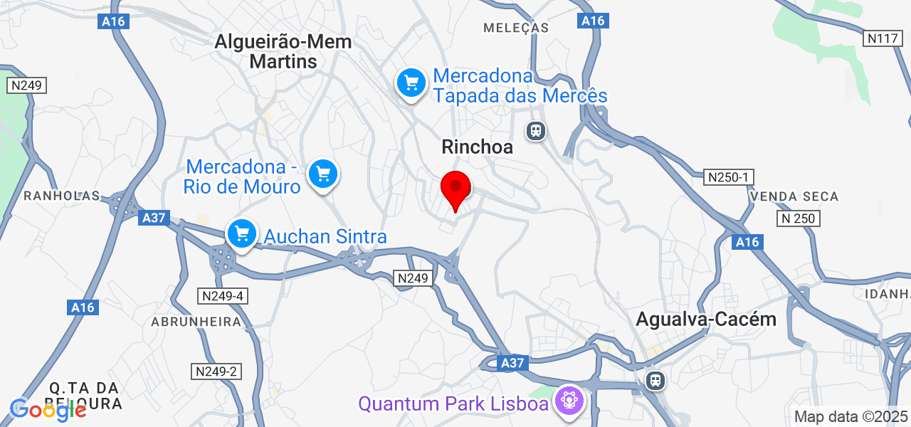 V e A el&eacute;trica - Lisboa - Sintra - Mapa