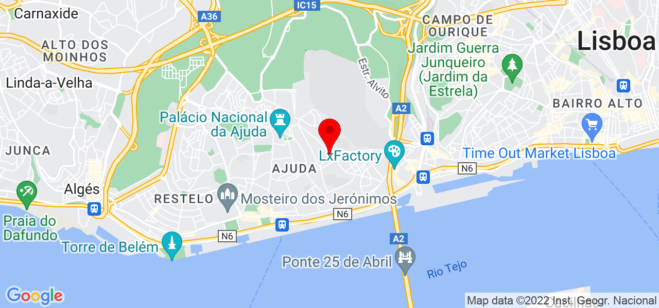 In&ecirc;s Campos - Lisboa - Lisboa - Mapa