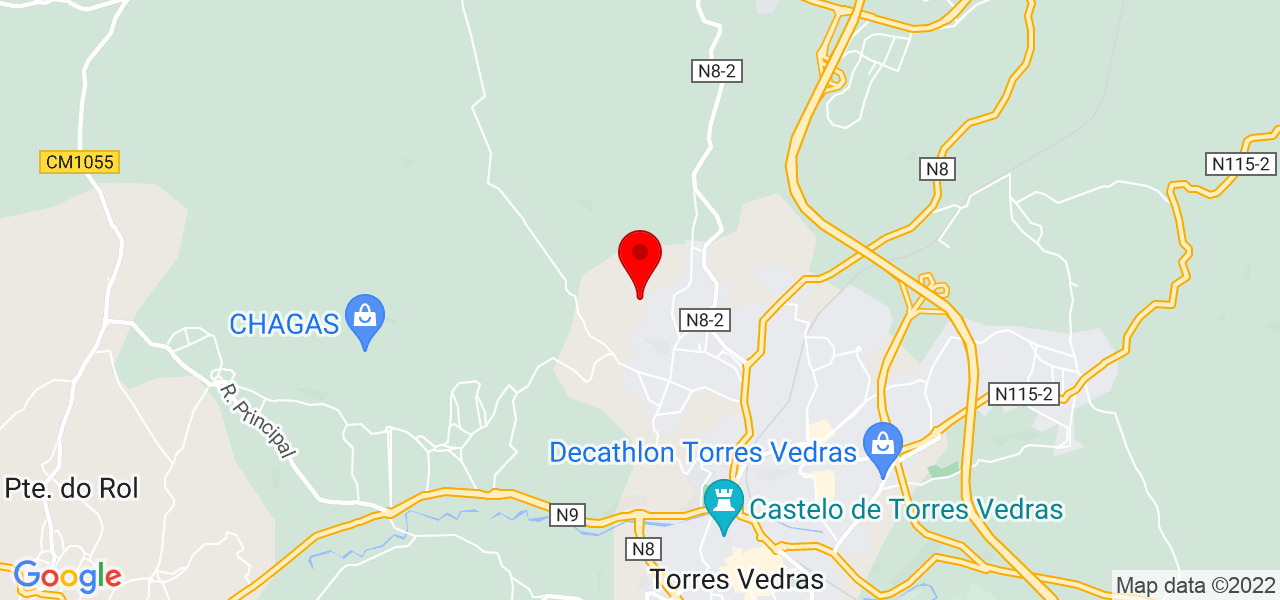 Judson Brum - Lisboa - Torres Vedras - Mapa