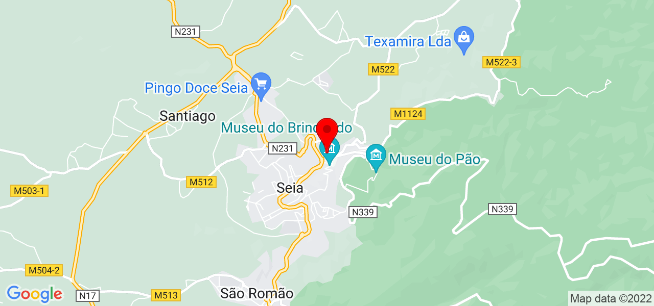 Kelvi Lewe - Guarda - Seia - Mapa
