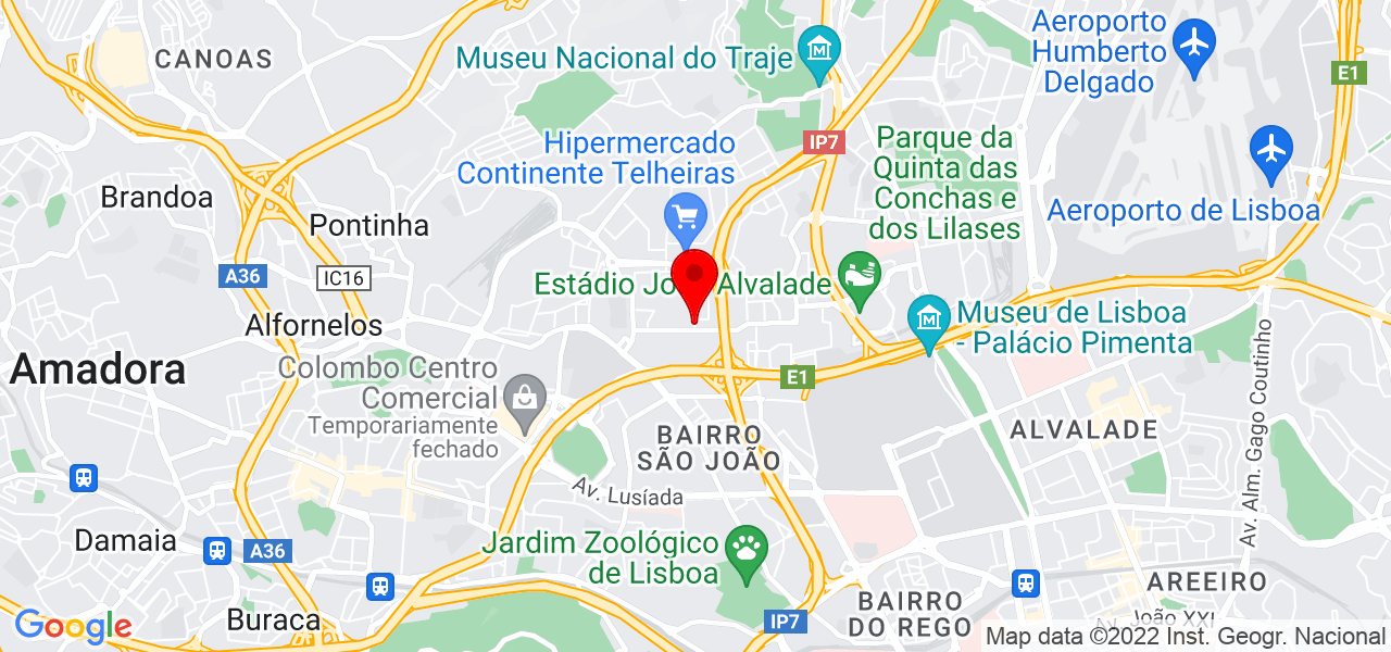 Micaela Bicudo - Lisboa - Lisboa - Mapa