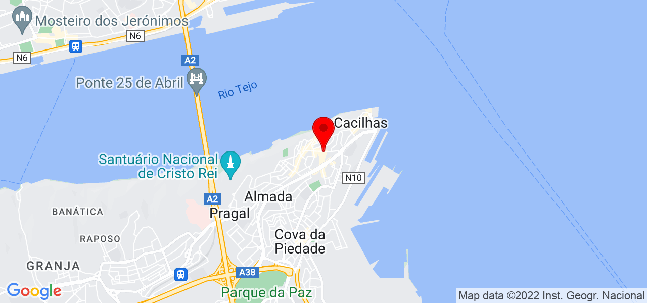 Alphafemme - Setúbal - Almada - Mapa