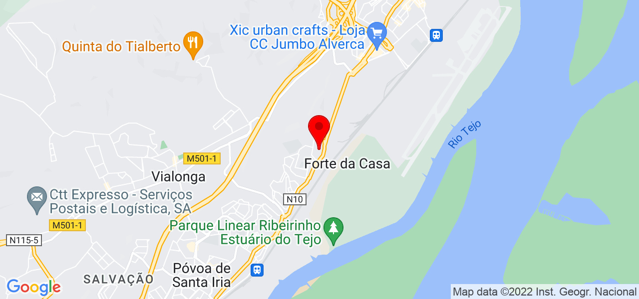 Joaquim Caiado - Lisboa - Vila Franca de Xira - Mapa