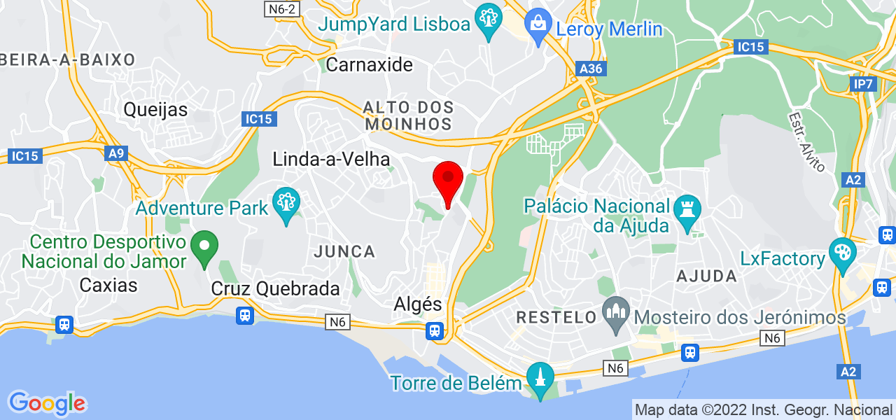 JORGE DOS ANJOS - Lisboa - Oeiras - Mapa