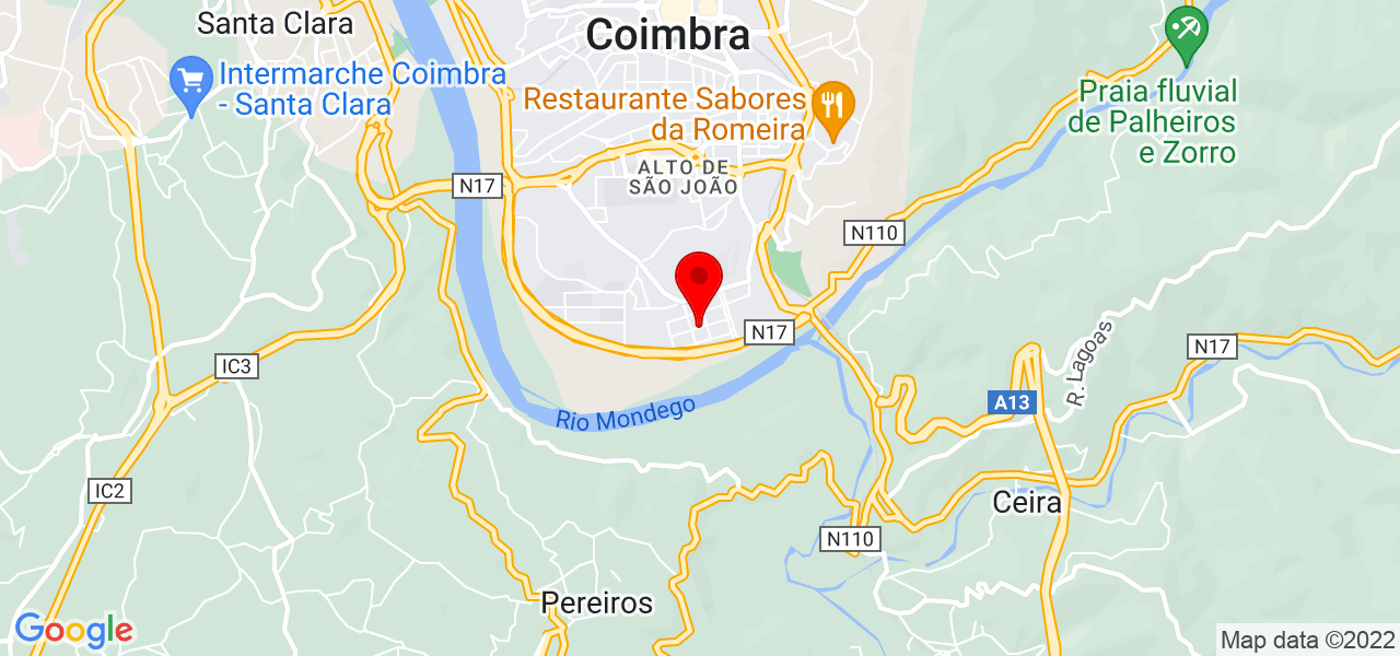 Diana Correia - Coimbra - Coimbra - Mapa