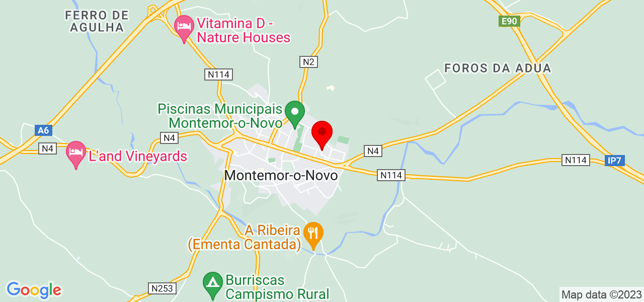 Karolline Dutra - Évora - Montemor-o-Novo - Mapa