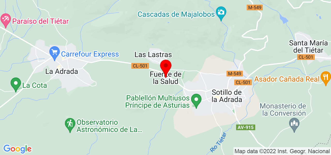 Mina bouych - Castilla y León - Sotillo de la Adrada - Map