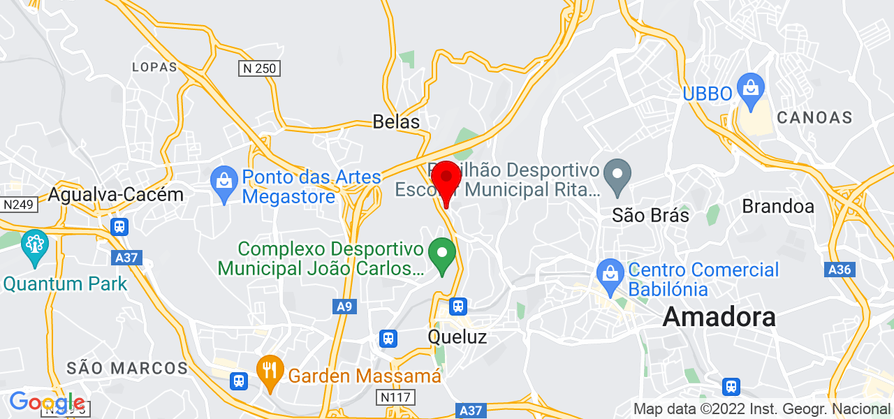 Maria Clara - Lisboa - Sintra - Mapa