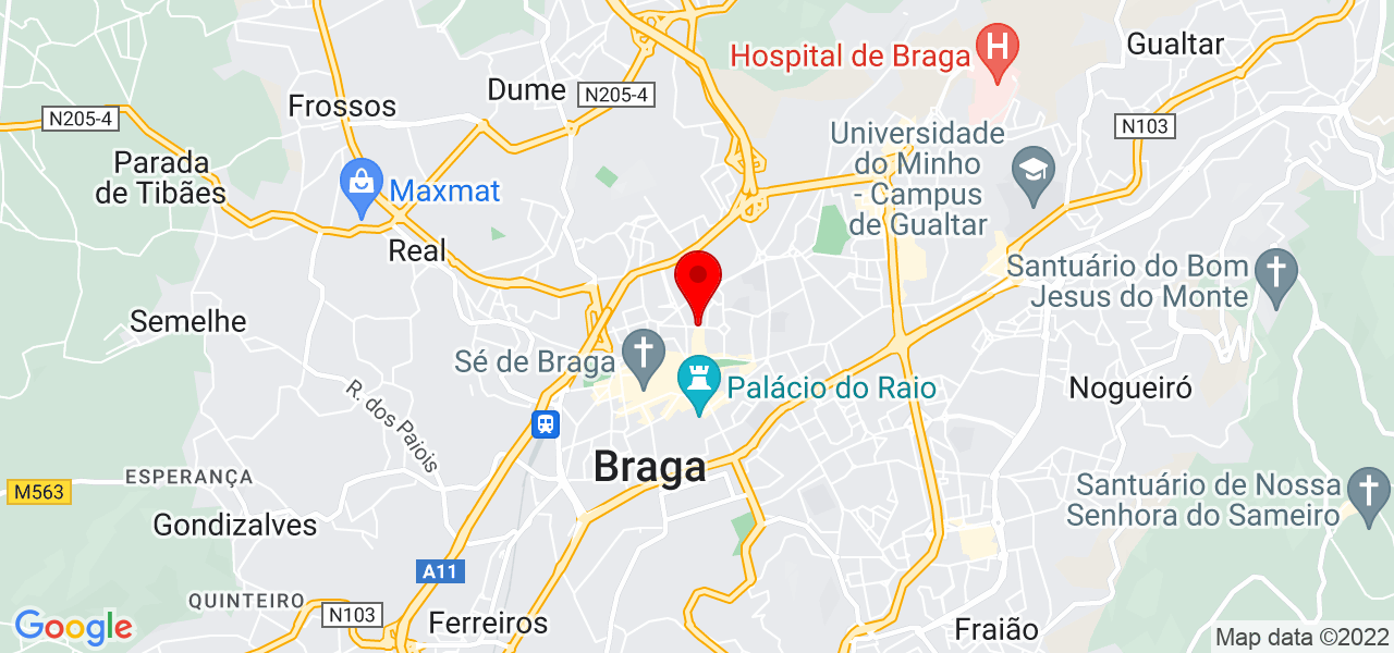 Rui Paiva - Braga - Braga - Mapa