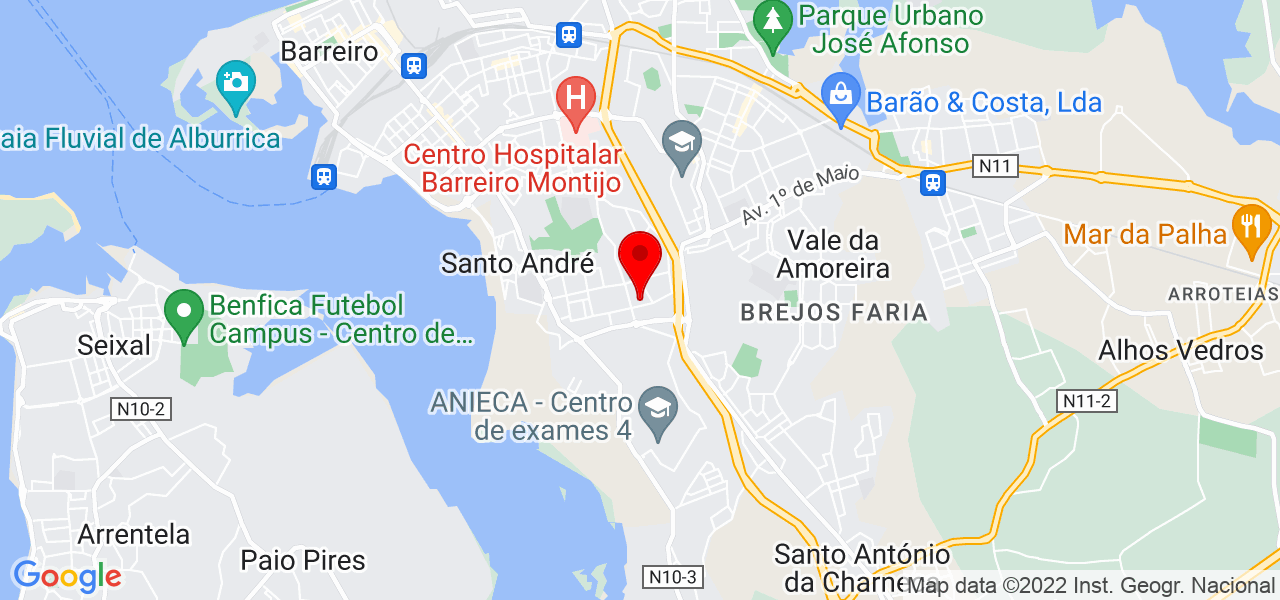 Ivo Moutinho- Remodela&ccedil;&otilde;es, lda - Setúbal - Barreiro - Mapa