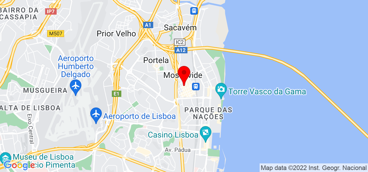 Elisabete Lu&iacute;s - Lisboa - Loures - Mapa
