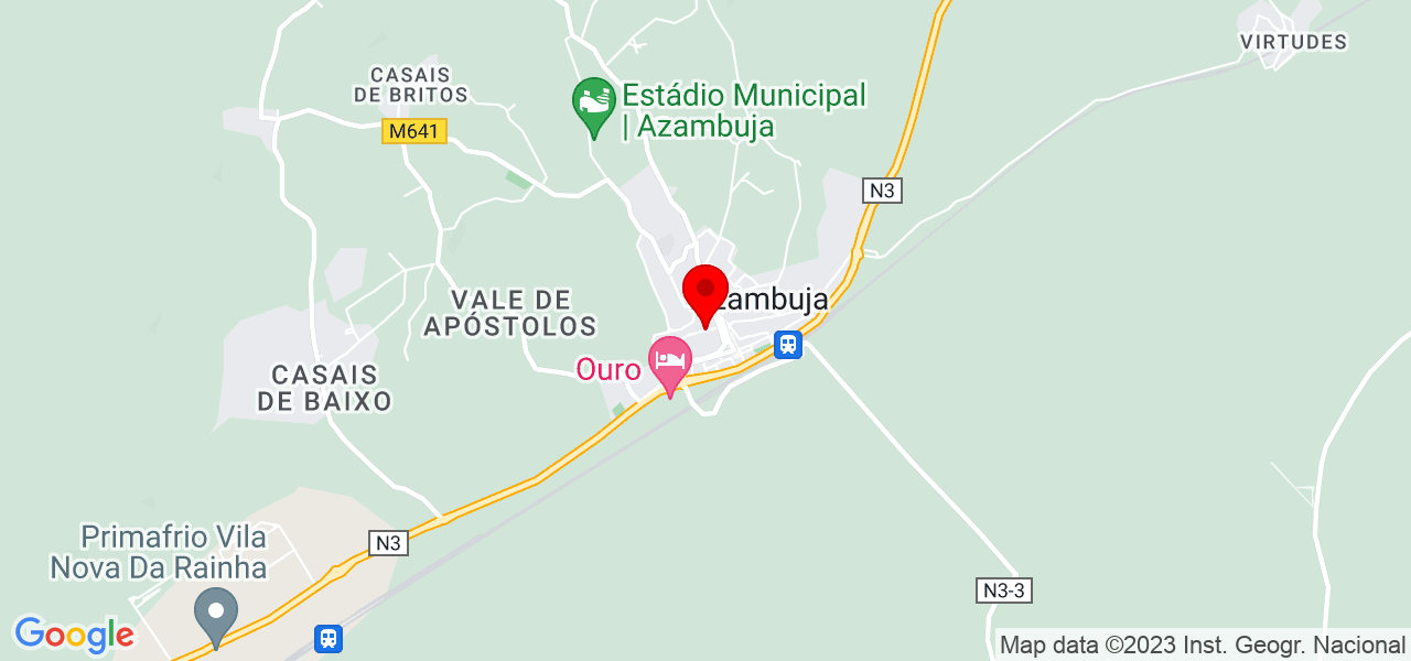 FFC ESTALA&Ccedil;&Atilde;O EL&Eacute;TRICA - Lisboa - Azambuja - Mapa