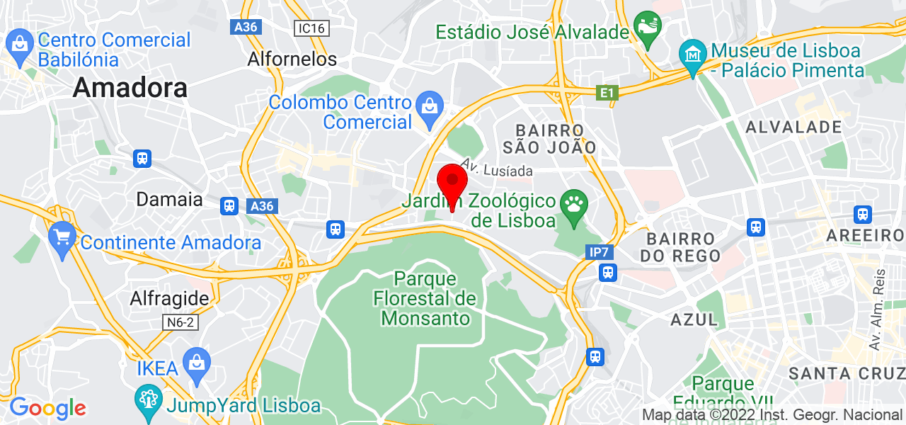 Ag&ecirc;ncia Solu&ccedil;&otilde;es Positivas - Lisboa - Lisboa - Mapa