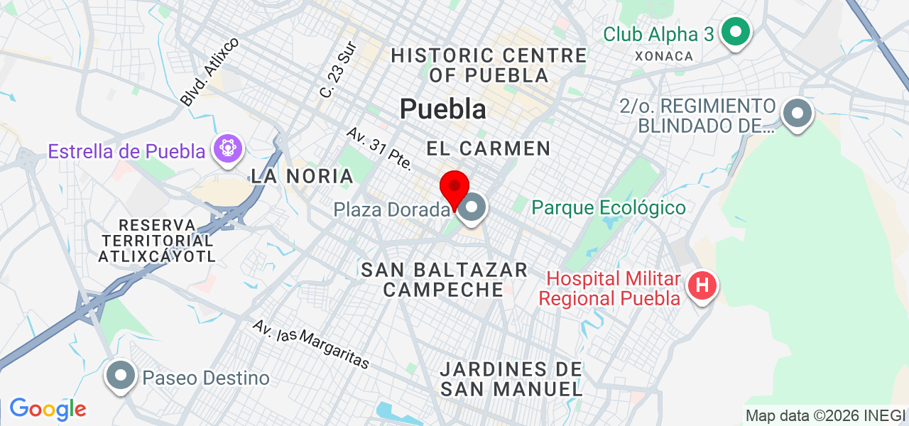 Auriculoterapia en Puebla Mesana - Puebla - Puebla - Map