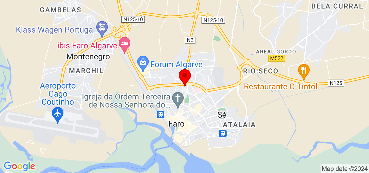 Andreia - Faro - Faro - Mapa