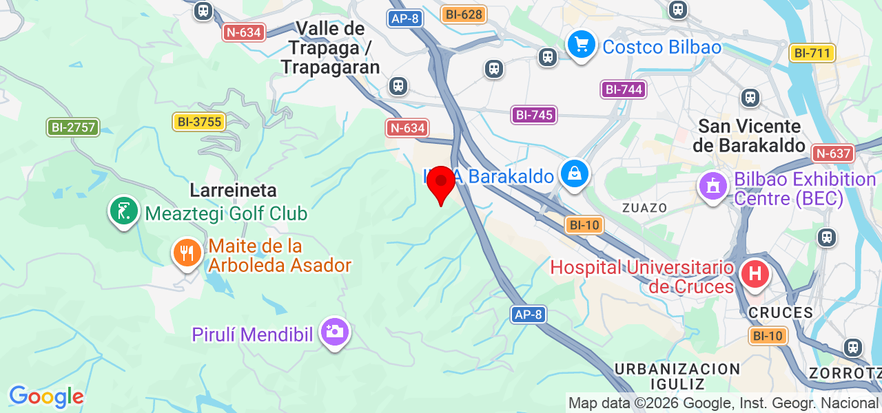 Raul - País Vasco - Valle de Trápaga-Trapagaran - Mapa