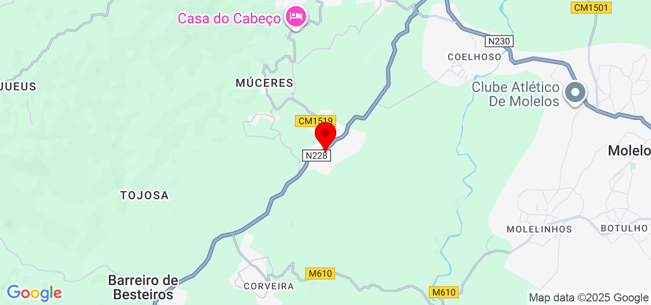 Jailson Júnior - Viseu - Tondela - Mapa