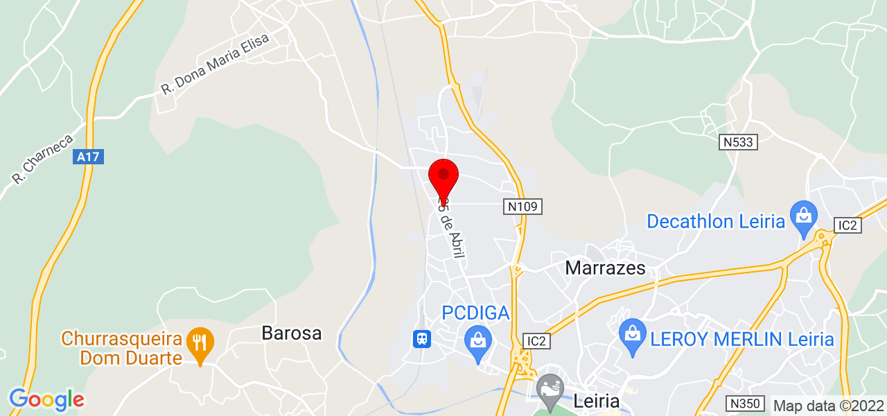 Fracisca - Leiria - Leiria - Mapa