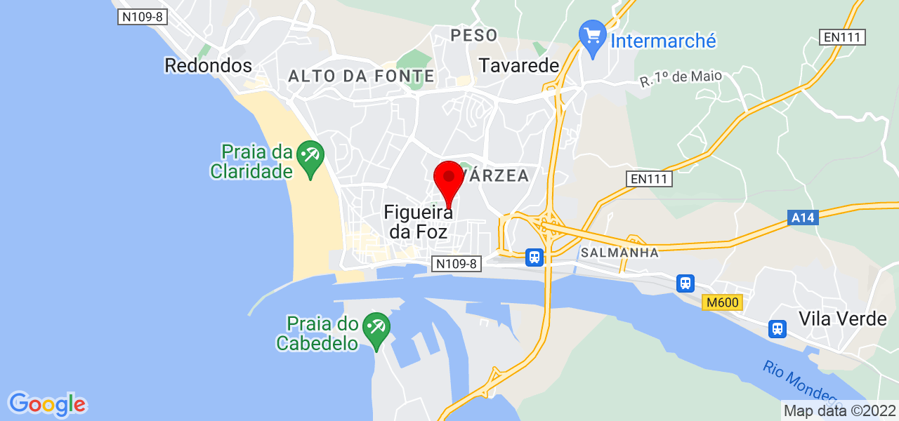 Beatriz lenho - Coimbra - Figueira da Foz - Mapa