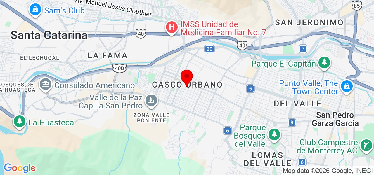 Gtres Domótica - Nuevo León - San Pedro Garza García - Map