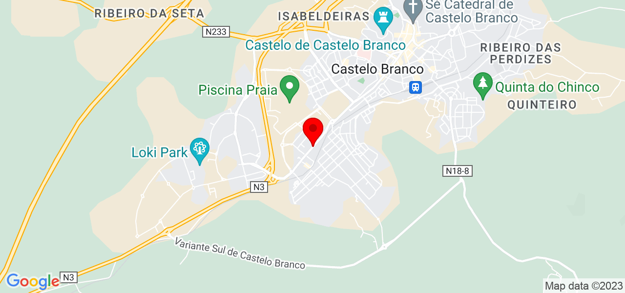 Eli Junior - Castelo Branco - Castelo Branco - Mapa