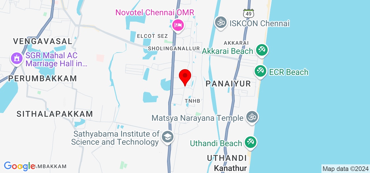 Chinese Interpreter - Kanchipuram - Saidapet - Map