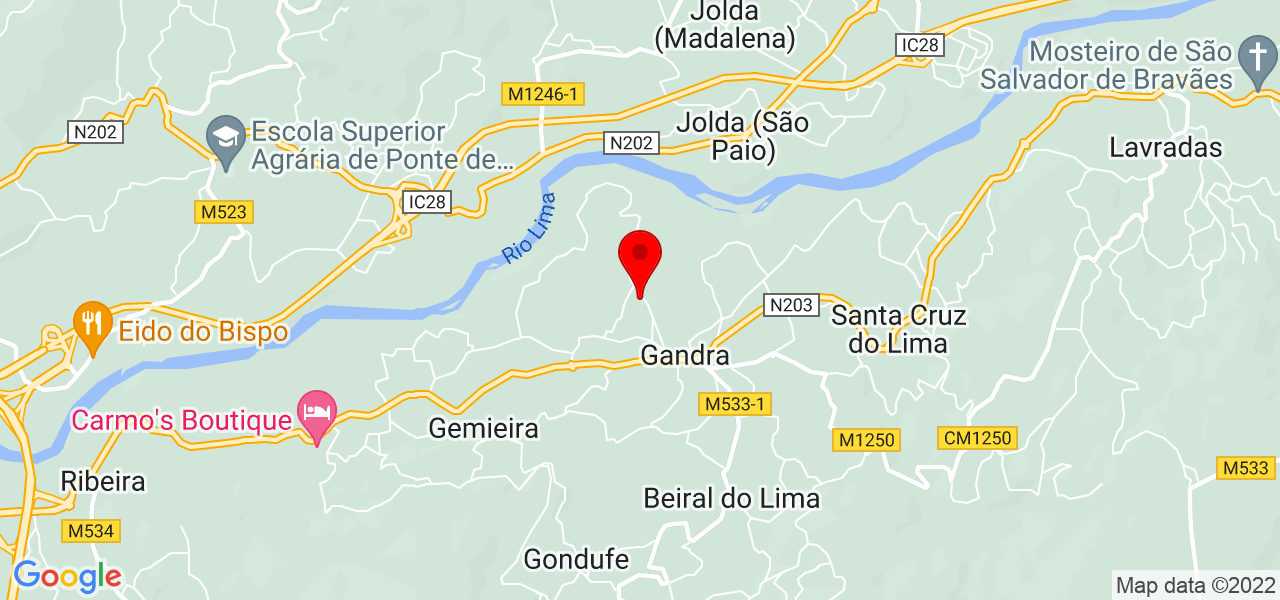 Luis Gonzalez - Viana do Castelo - Ponte de Lima - Mapa
