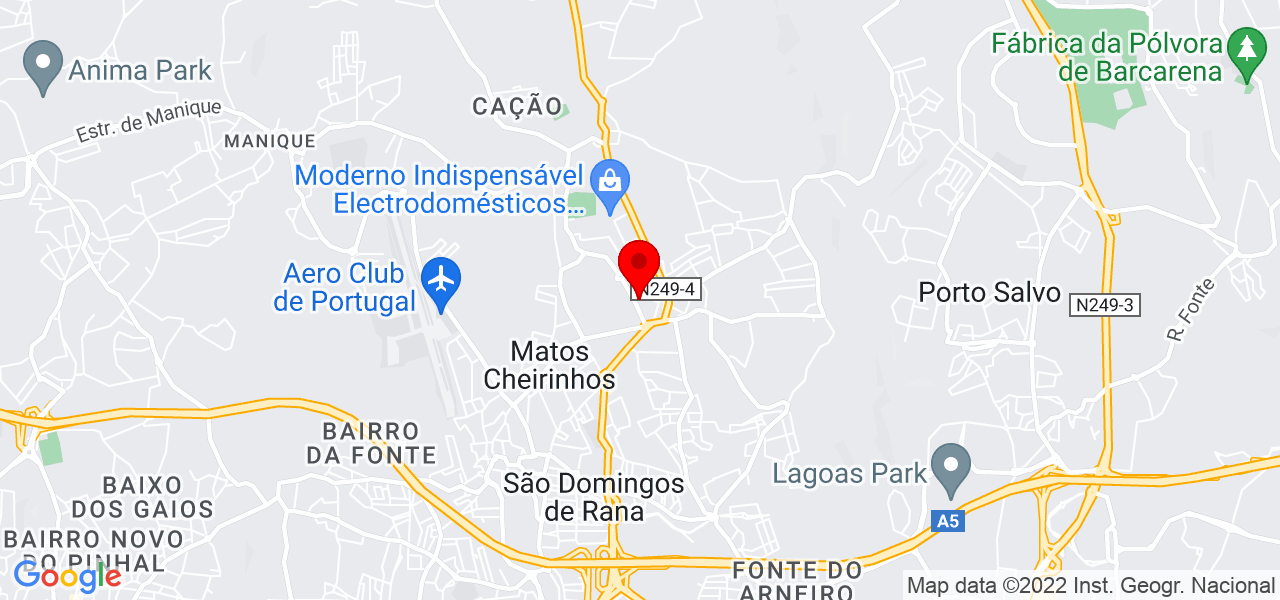 Rui Guerreiro - Lisboa - Cascais - Mapa