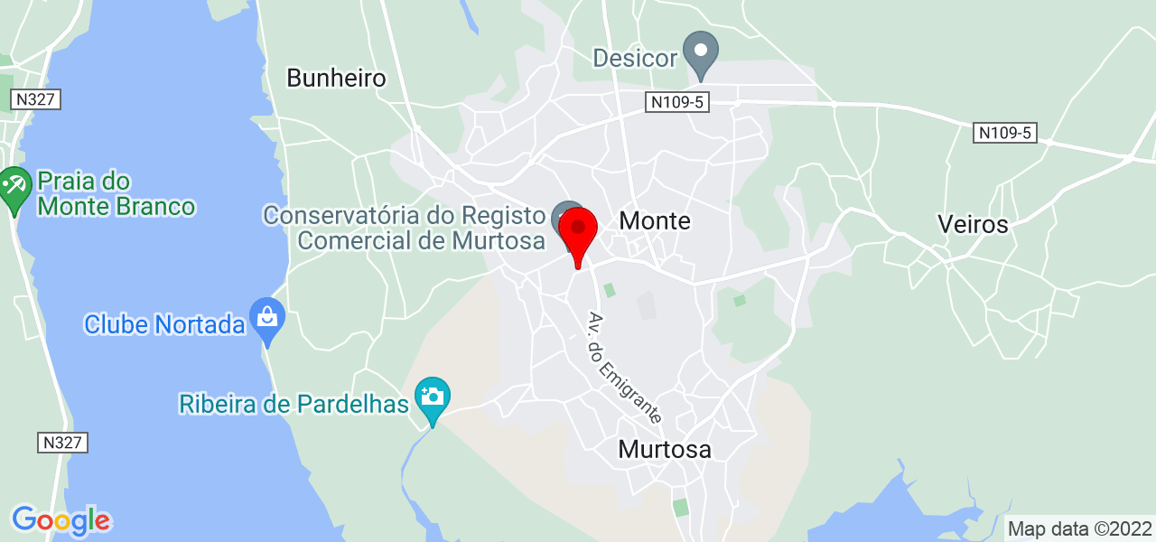 Maria Fernanda Carvalho - Aveiro - Murtosa - Map