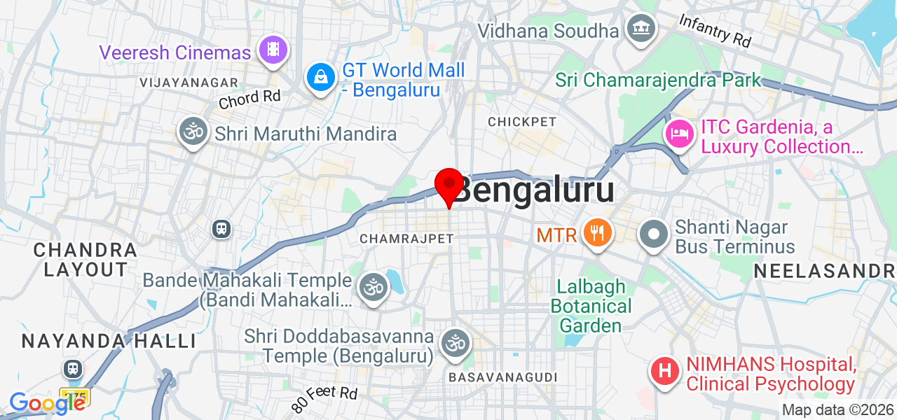ServicePro - Bengaluru - Bengaluru North - Map