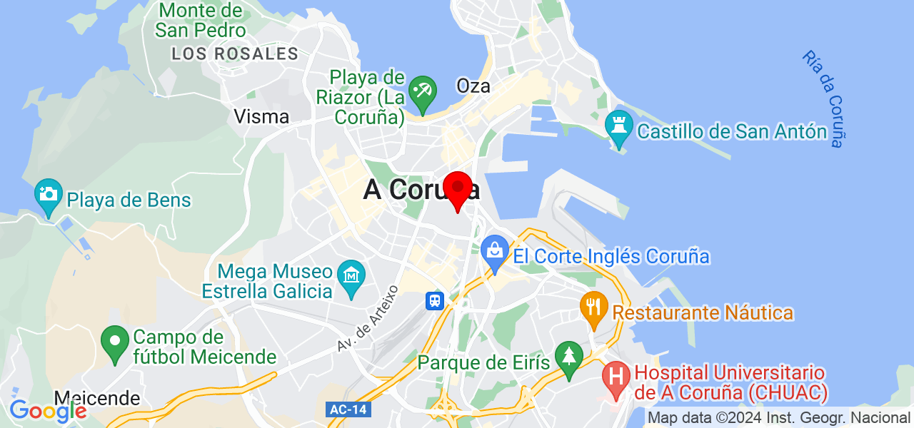 Alexander Cruzado - Galicia - A Coruña - Mapa