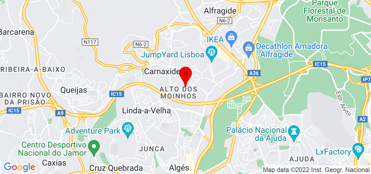 Masternova - Lisboa - Oeiras - Mapa