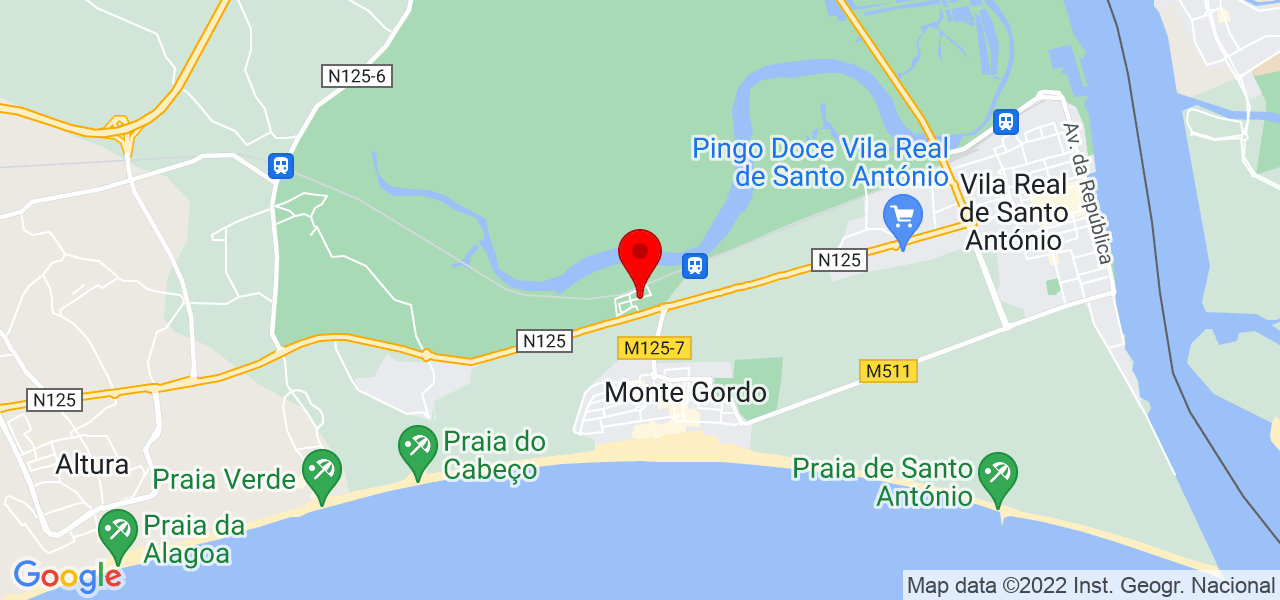 Roseli de Lima Sousa - Faro - Vila Real de Santo António - Mapa