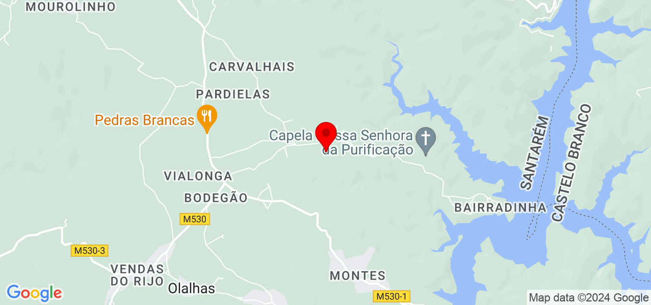 Yara Monteiro - Santarém - Tomar - Map
