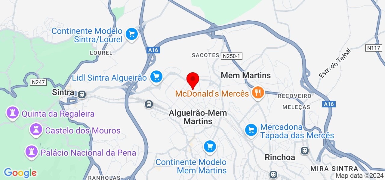 Jos&eacute; - Lisboa - Sintra - Mapa