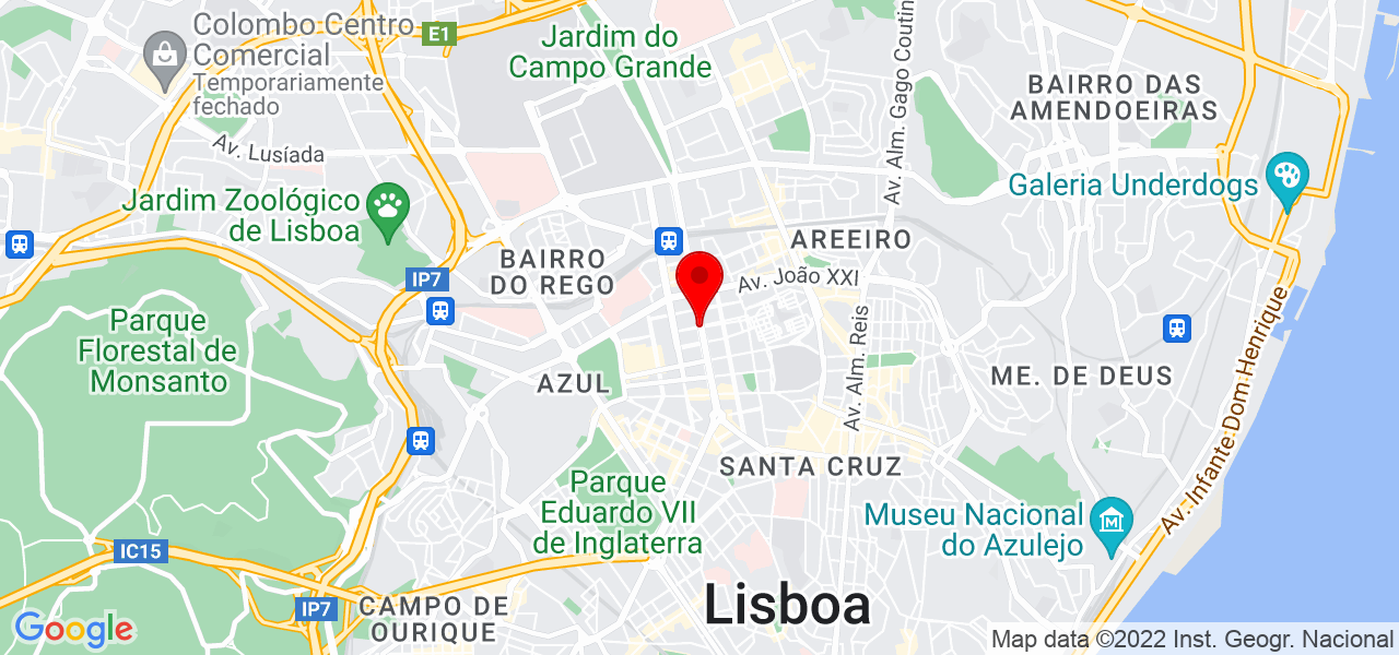 In&ecirc;s Cordovil - Lisboa - Lisboa - Mapa