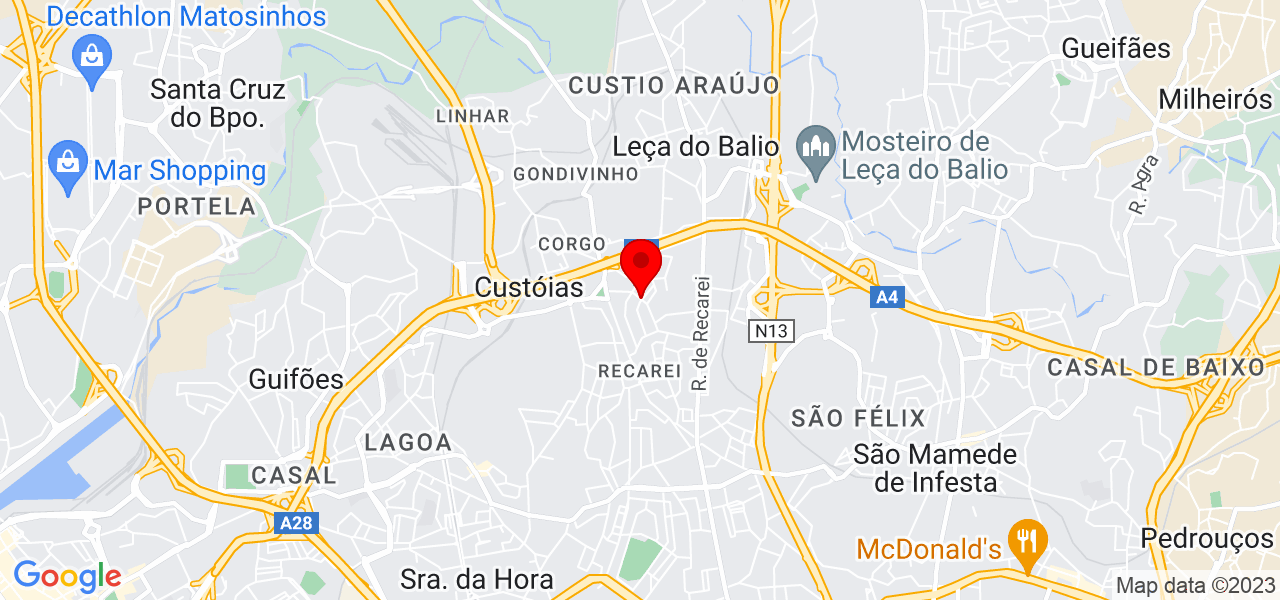 Catarina Ferreira - Porto - Matosinhos - Mapa