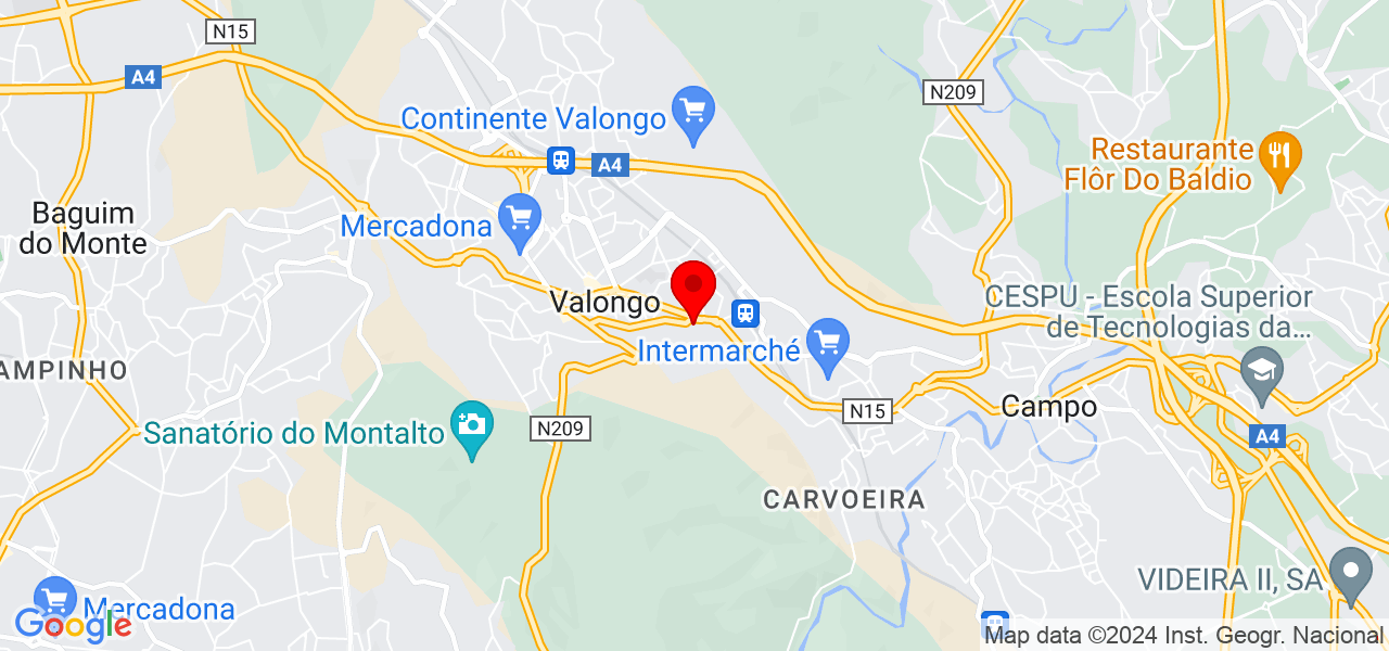 Isolamentos Fernandes &amp; Nunes, Lda - Porto - Valongo - Mapa